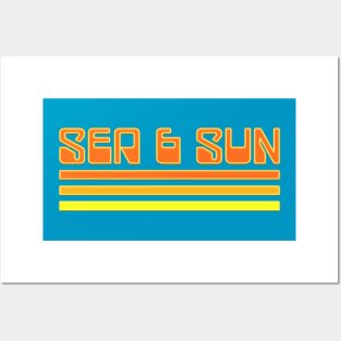 Sea & sun Posters and Art